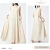 Sleeveless Long Solid with Plus Slimming Suitable for Everyday Summer [JLBOCMGT] Women's Dress, Color, Pockets, Sizes, Effect, Simple, Fashionable,