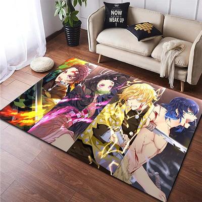 Demon Slayer Custom Carpet Living Room Carpet Camping Mat Kitchen Mat Yoga Mat Washroom Floor Mat Decoracion Room Kitchen Mat