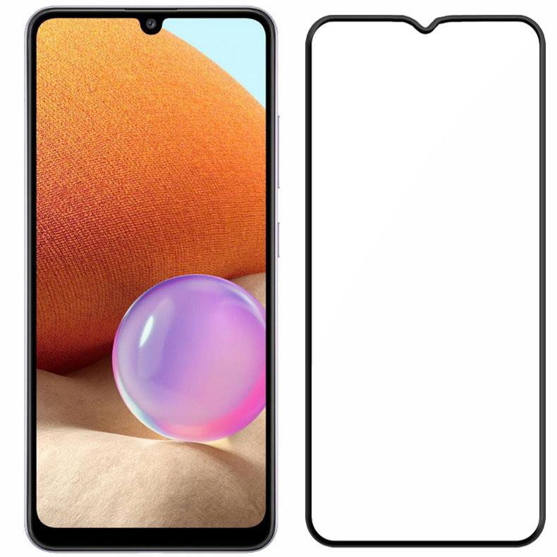 3x FULL SCREEN GLASS FOR SAMSUNG A32 4G FULL TEMPERED GLASS 5D
