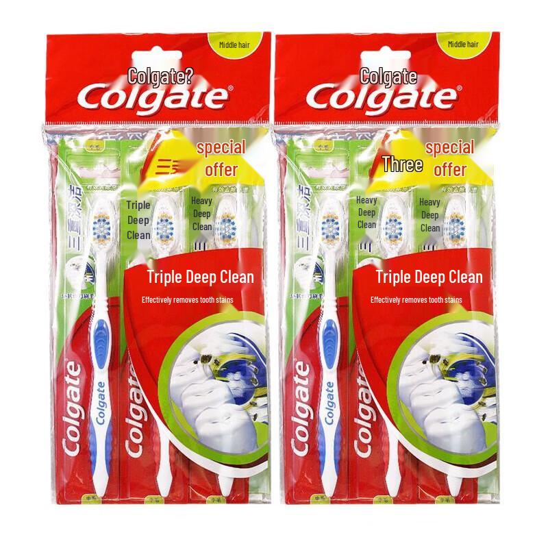 Зубная щетка Colgate Triple Deep Clean (6 упаковок)