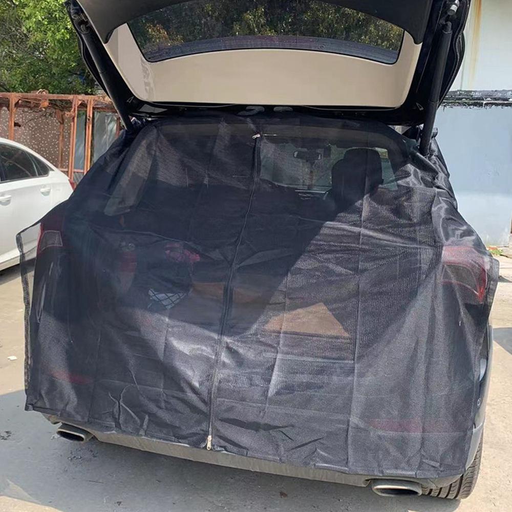 Mosquito Net for SUV Car Trunk Tailgate Door, Mosquito Moths Insects Dust Protection Outdoor Breathable Sox Socks Mesh Curtain
