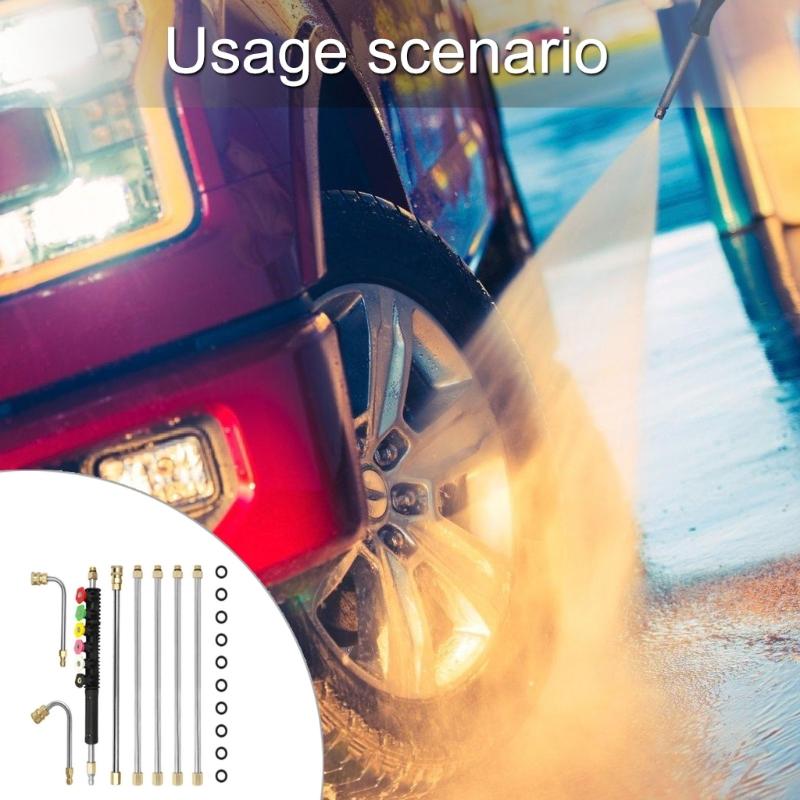 Uprgades Pressure Washer Gutter Cleaning Attachment Extendable Wand Set Pressure Washer Extensioner For Car Maintenance
