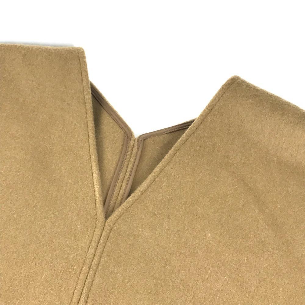 MONCLER logo PONCHO CAPE Apparel Outerwear Haori Tops poncho wool / Nylon Beige