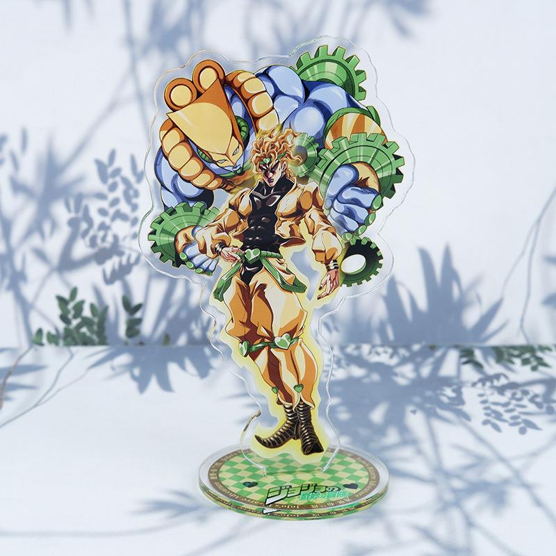Anime Figure JoJo Bizarre Adventure Cute Cosplay Acrylic Stand Model Plate Desk Decor Standing Sign Keychain for Friend Gifts