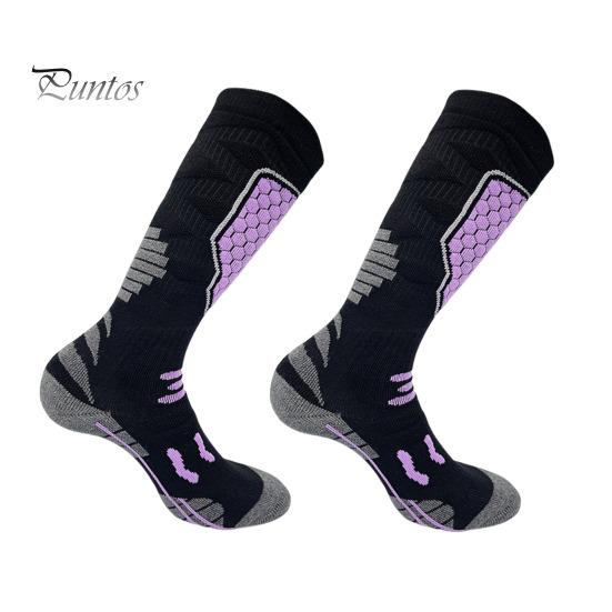 

1 пара зимових шкарпеток унісекс. Водовідвідні шкарпетки з геометричним візерунком для піших прогулянок. Спорт. Можна прати в машині. Зберігають тепло. Щоденні панчохи. чорний