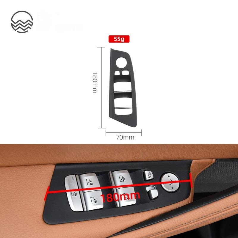 Door Window Switch Cover Panel Trim For BMW 5 Series G30 Car Interior Door Pull Handle 2018- Armrest