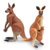 PVC Kangaroo Action Figures Handmad Simulated Wild Kangaroo Figurines  Kids Birthday Gift
