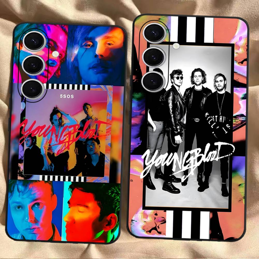 Seconds-of-Summers-5SOS Phone Case For Samsung S 24 Fe 25 Ultra Plus 20 Lite 21 30 22 23 24 22 Ultra 5G Fundas