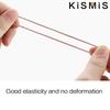 100 Stück Elastische Haargummis für Mädchen Hohe Dehnbarkeit Gummibänder Grundlegende Haarringe Kleiner Kreis Haarseile Haarschmuck