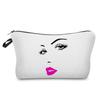 Women Face Print Cosmetic Bag Toiletries Organize Travel Storage Case  6760