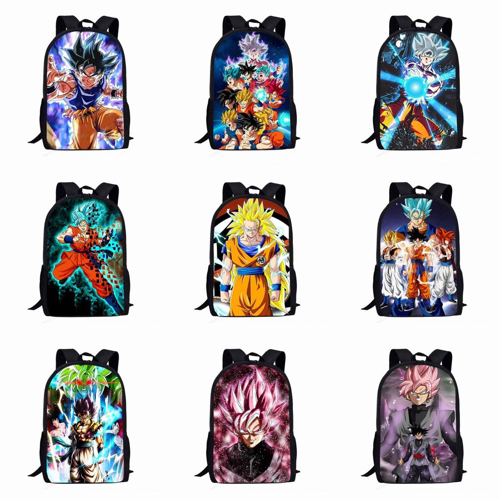 Dragon Ball Anime Cartoon Print Design Kids Backpack Elementary School Backpack