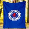 1pc Glasgow Rangers Theme Blanket - Digital Print, Polyester, Cozy for All Seasons, Perfect for Outdoor, and Travel