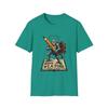 Unisex Softstyle T-Shirt Fantasy Knight Sword Pencil Writing Warrior Book