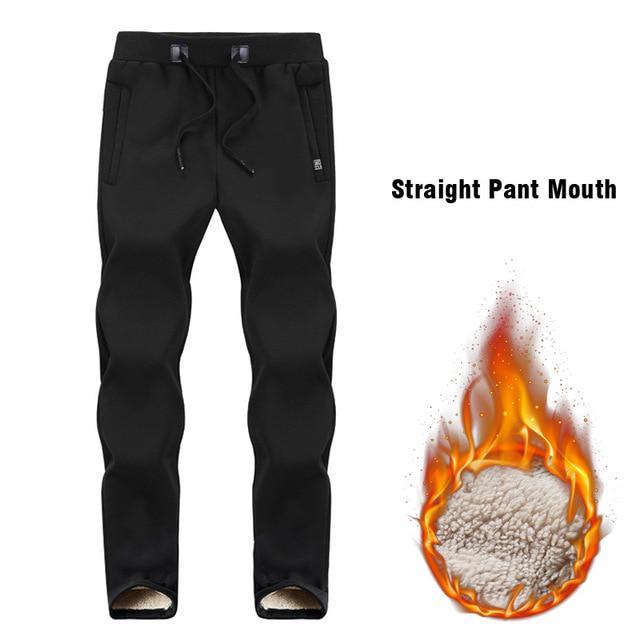 Мужские повседневные толстые теплые зимние брюки XXXXL
