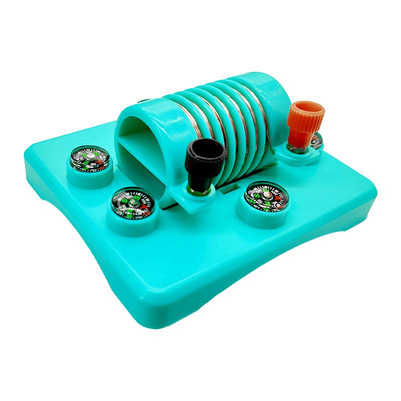Electrified Solenoid Magnetic Field Demonstration Kit for High School Physics