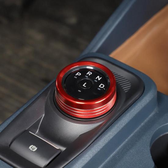 Car Gear Shift Switch Knob Trim Ring For Ford Maverick -2025 Accessories Red