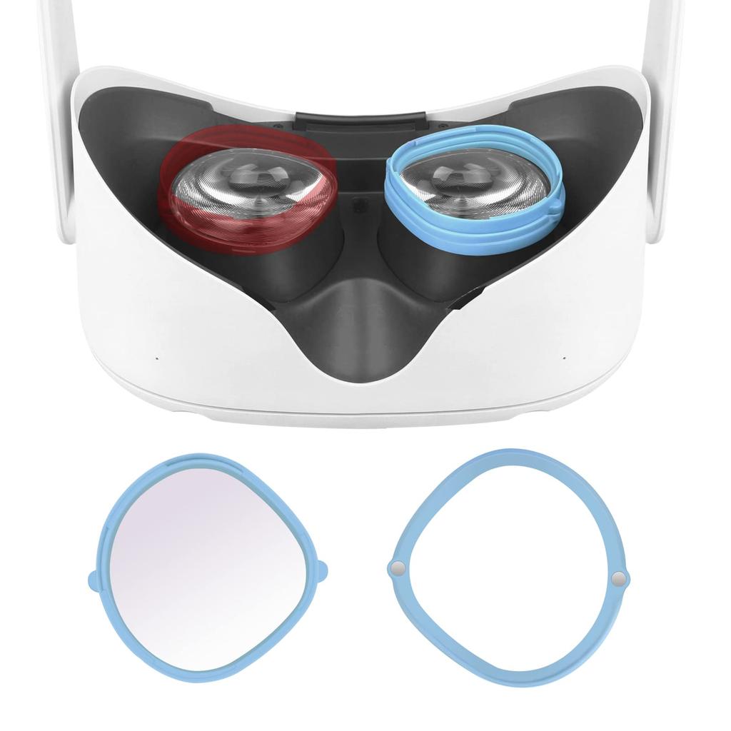 Esimen Prescription Lenses for Quest Myopia Lenses for Quest 2 Prescription Blue Light Blocking Lens Protection Lightweight Magnetic Myopia Glasses