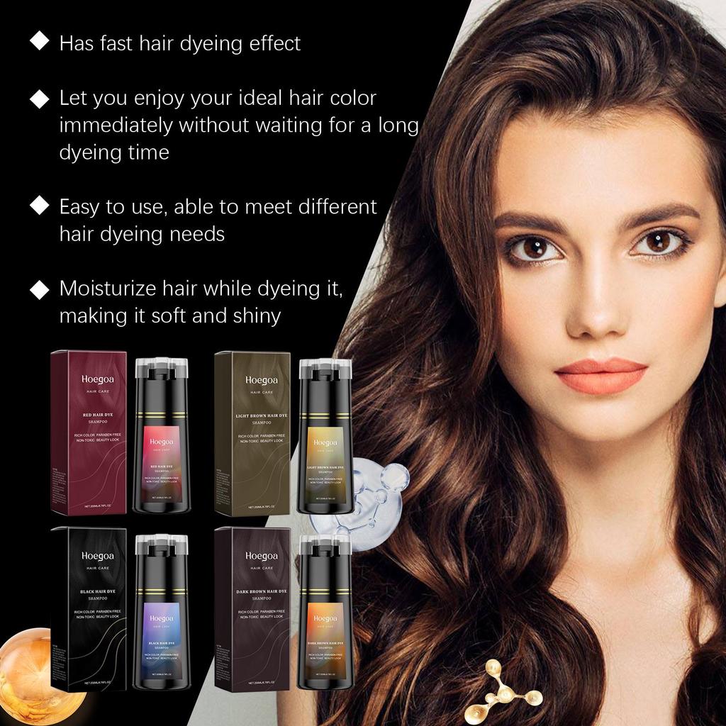 HOEGOA Trendy Bright Color Moisturizing Shampoo