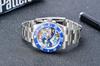 HAMAYOTA Automatic Made In Great Wave Off Watch Men's Watch, Japan, "The Kanagawa" Diver's