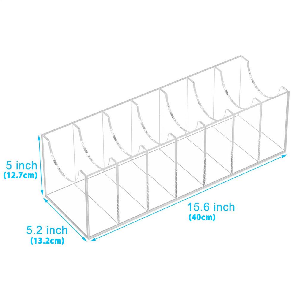 Grid Belt Organizer,Acrylic Belt Storage Holder for Closet,Display Case For Belt, Bow Tie, Jewelry, Watch, Desktep Organizer
