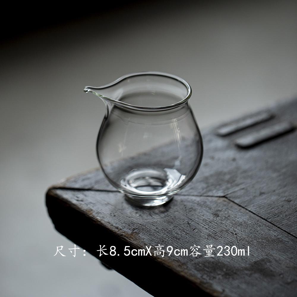 High Borosilicate Glass Thickened Tea Pitcher Tea Divider Cha Hai Dispenser Justice Cup Fair Mug Teaware Decoration Accessories