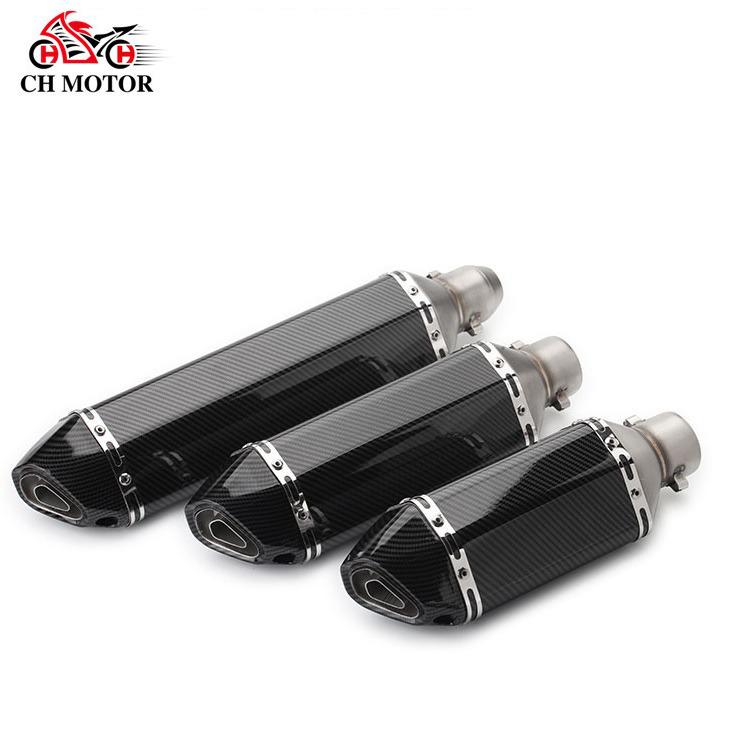 Motorcycle Scorpion Compact Hexagonal Carbon Fiber Exhaust for Ninja Sports Models