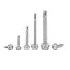 410 Stainless Steel Hex Self-Tapping & Self-Drilling Screws, External Hex Swallowtail Nails, Color Steel Tile Self-Drilling Screws