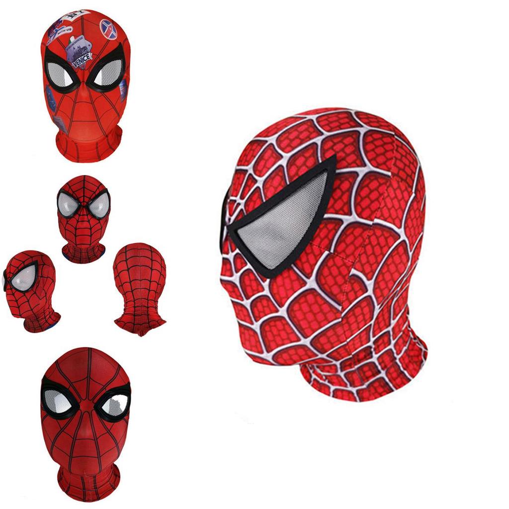 Soft And Comfortable Spiderman Spider Man Miles Morales Full Head Mask For Adults