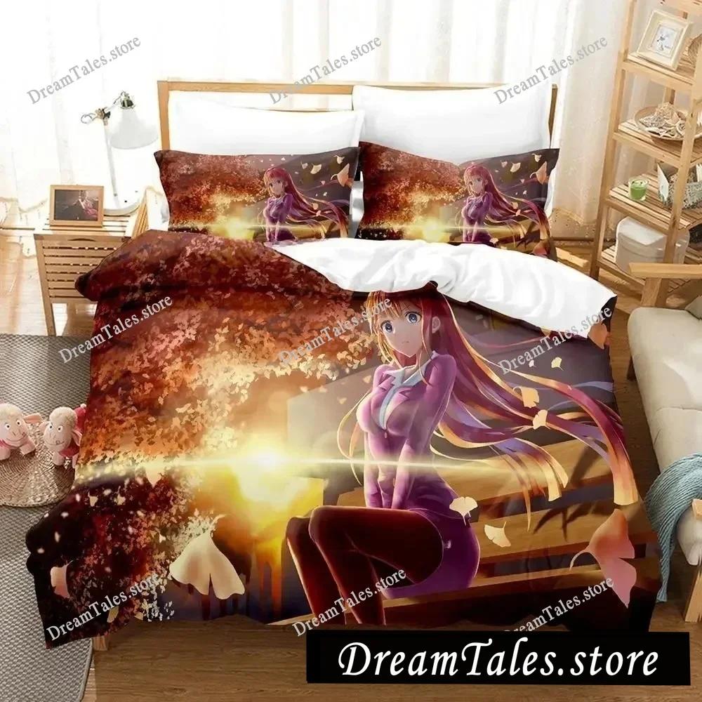 3D Printed Anime We Never Learn Bedding Set Duvet Cover Bedroom Comforter Single Twin King _Size Quilt Cover Home Textiles