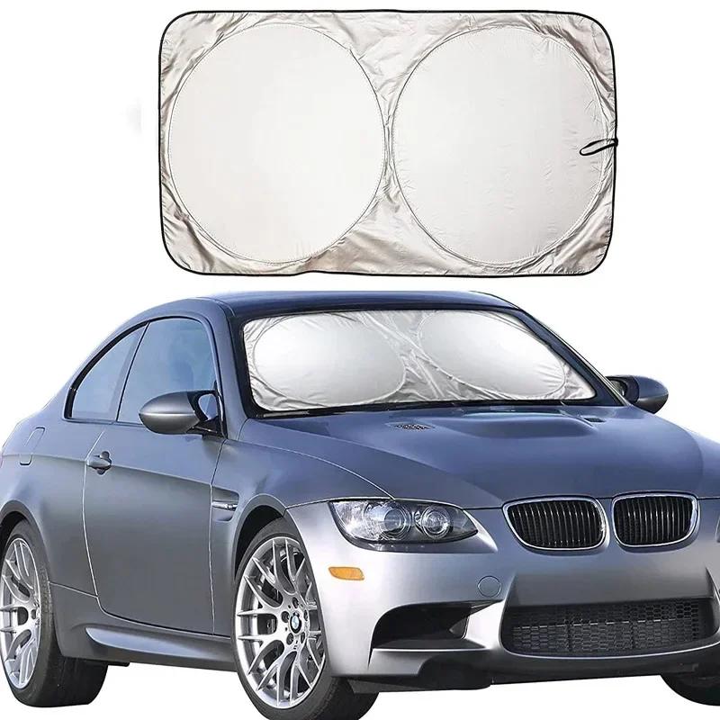 Windshield Sun Shade-Car Window Shades Blocking99.87%UVR-210T Automotive Window Sunshades As Cars,SUV,RV,Truck & Car Accessories