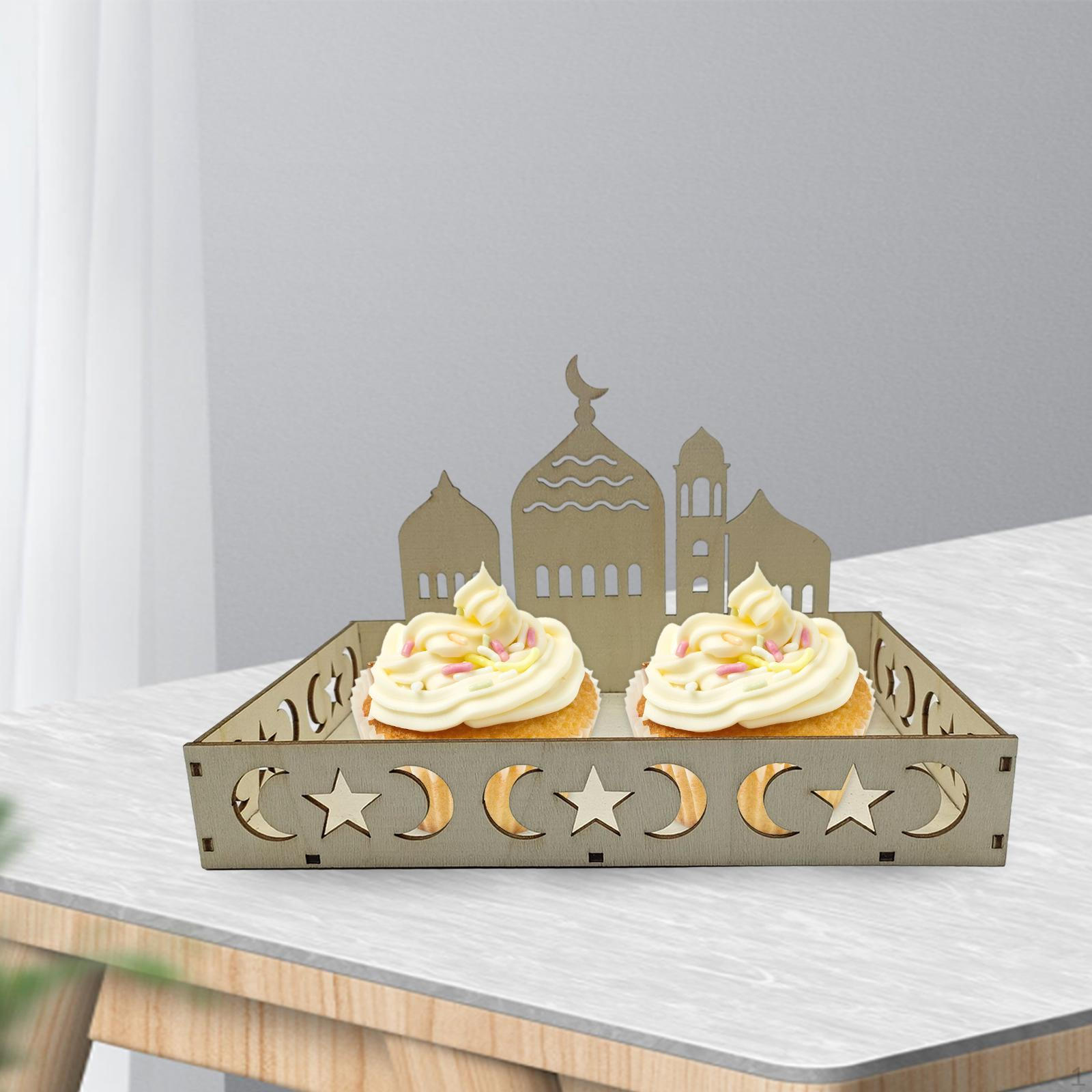 Ид украшения исламский поднос Рамадан DIY сервировка десертная тарелка праздничные — фото 11