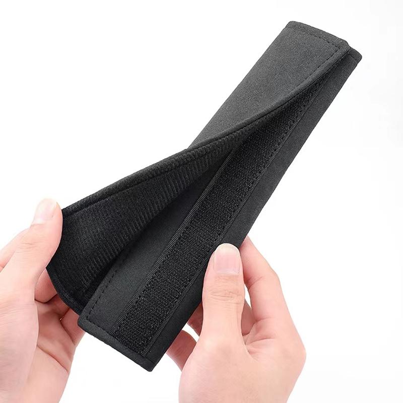 2026 Hot Sticker Suede Car Seat Belt Shoulder Cover Protection SeatBelt Pad Auto Interior For Alfa Romeo 4C 159 166 Giulia Giuli