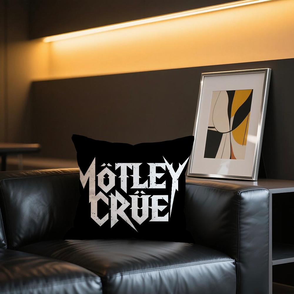 Популярная группа M-Motley C-Crues наволочка Удобное и мягкое постельное белье приятное для кожи подушка для отдыха дивана автомобиля офиса 30cmx30cm