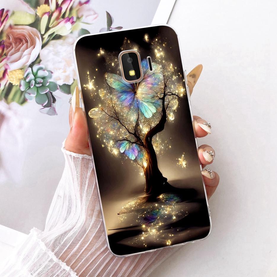 For Samsung Galaxy J2 Core 2018 Case SM-A260F Luxury Butterfly Tree Painted Cover Soft Slim Phone Case For Samsung J2 Core Shell