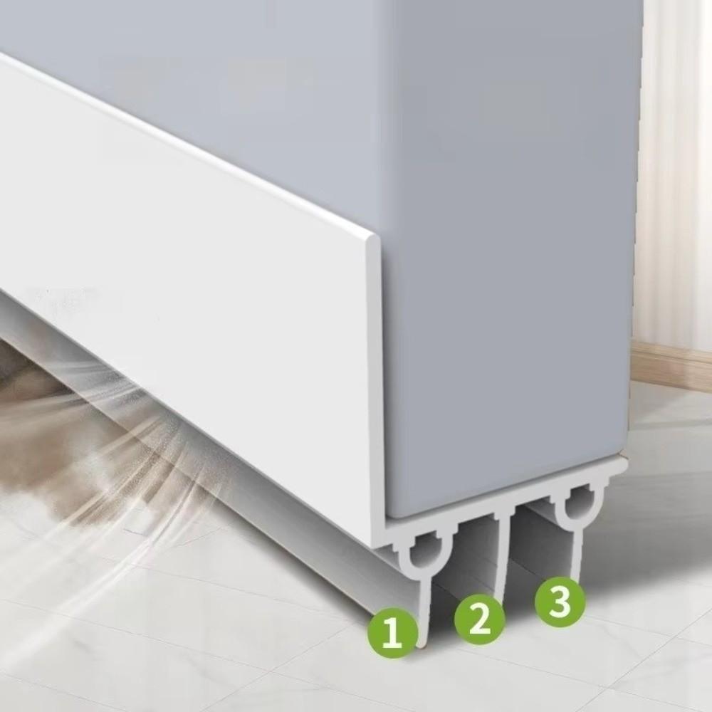 Windproof Door Weatherstrip Soundproof Wear-resistant Seal Strip Self Adhesive Door Gap Filling Strip Bedroom Bathroom