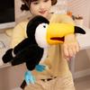 35Cm New 6 Style Toucan Hand Puppet Plush Toys Toucan Parrot Bald Eagle Peacock Owl Flamingo Children'S Game Plush Dolls Gifts