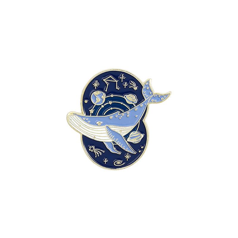 Cute Whale Enamel Pins for Birthday Party Favor Gifts
