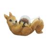 kids toys Squirrels Tape Cutter Roll Rack Home Office Desktop Cute Animals Rubber Pedestal Decoration