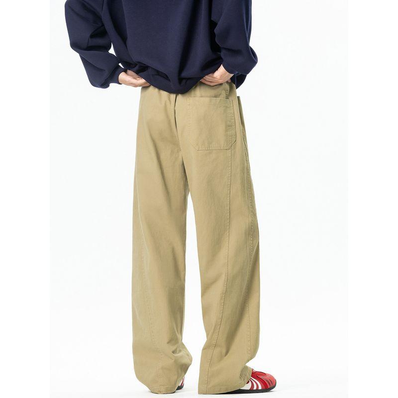 Wassup American-Style Heavyweight Casual Pants for Men 2025 New Trendy Versatile Casual Long Straight-Leg Pants for Teenagers