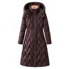 Women's cotton-padded clothes medium and long down cotton-padded clothes women's new fashion cotton-padded clothes winter slim-fitting waist cotton-pa