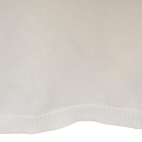 Armani Exchange 90s Old Cotton Knit Jacket S White Women Used