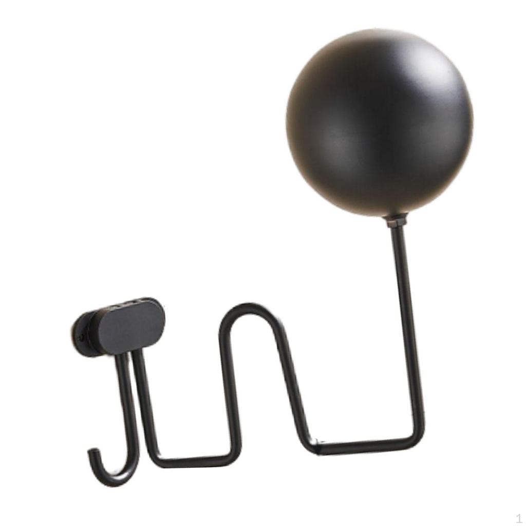 Helmet Motorcycle Holder Wall Mount 180 Degree Rotation Display Storage Hanger for Volleyball