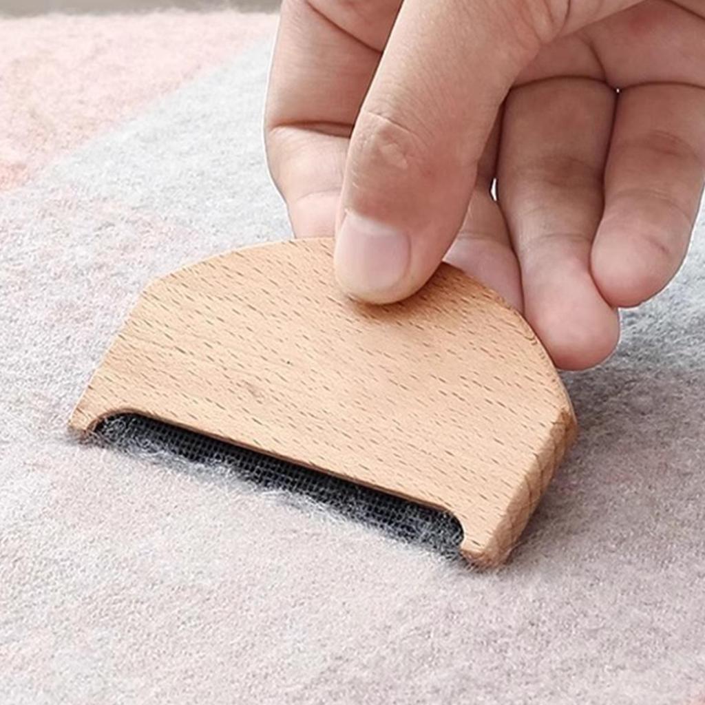 Lint Remover Wooden Washable Scraper Sweater Shavers To Remove Pilling For Clothing Sweater Pet Hair Fabric Coat Debris Removal
