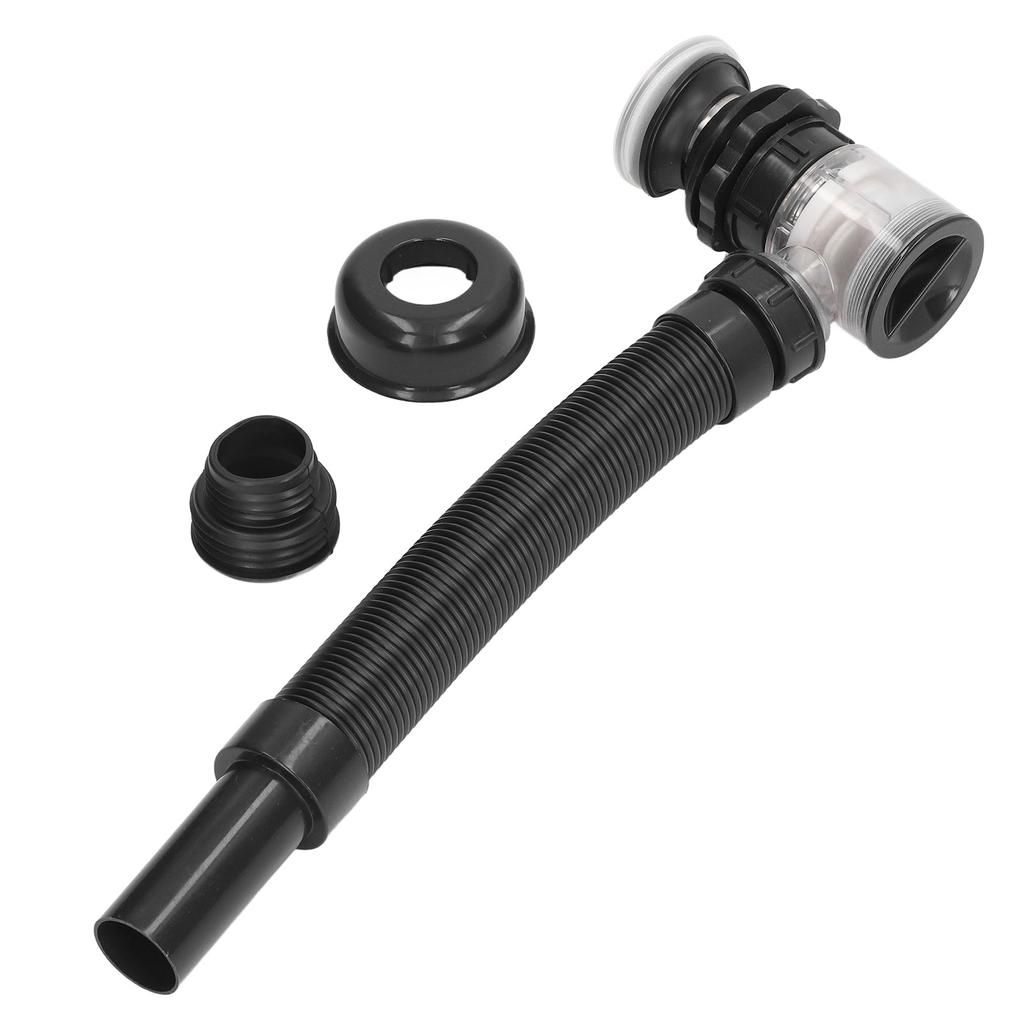 Sifon chiuvetă integrat, conductă de scurgere chiuvetă din oțel inoxidabil, extensibilă, flexibilă