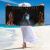 DARK SOULS Print Beach Towel, Large Soft Quick Dry Towel for Beach Camping Swimming