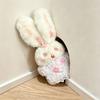 Plush Bunny Keychain With Squeaker And Pearl Chain For Kids And Adults