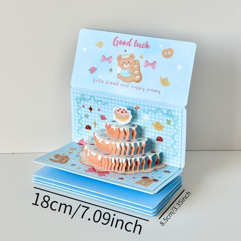 3D Конверт для денег на день рождения, поздравительная открытка, складной конверт для денег на день рождения, красный конверт для денег на Новый год, несколько кармашков для карточек