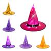 Party Witch Hat for Women Cosplay Wizard Cap Fashion Costume Fedora-Cap Holiday Festival Pointed Witch Cap