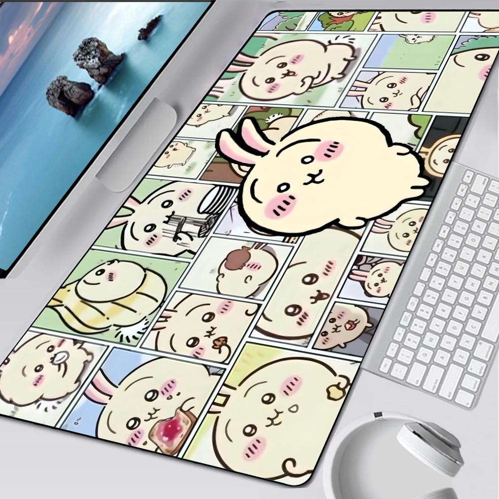 Kawaii C-Chiikawas Mouse Pad Rubber Mat Laptop Xxl Mousepad Notebook Gamer Computer Table Gaming Accessories