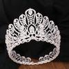 Adult Princess Crown with Rhinestone Simple Style Dazzling Rhinestones Ornaments for Masquerade Ball Banquet Cosplay